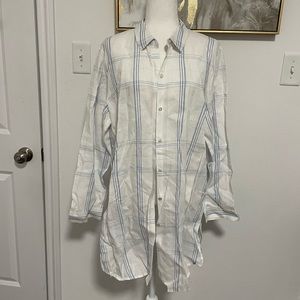 J. Jill Linen Button Down Shirt